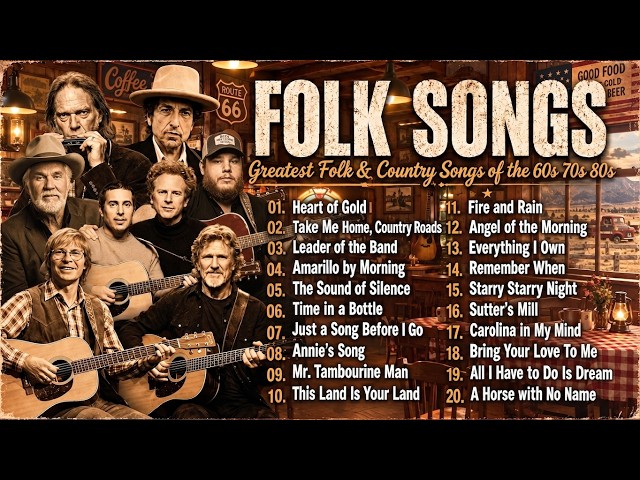 Best Folk Songs Of All Time | Country Songs of the 60s, 70s & 80s - moment