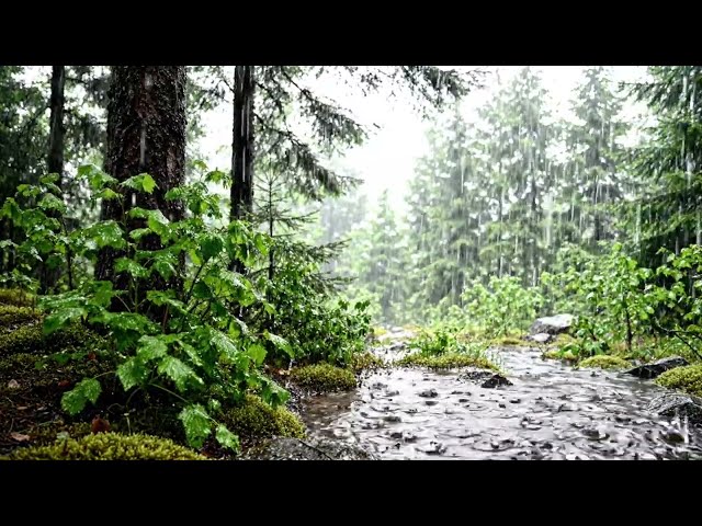 🌧️ Pioggia nella Foresta 🌲 Suoni Rilassanti per Dormire e Relax