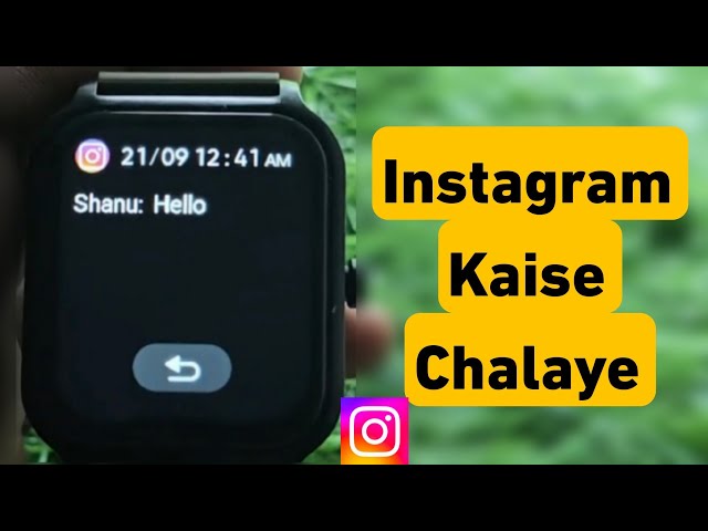How to Use Instagram on Fastrack Watch | How To Get Instagram Notifications on Revoltt FS1 Watch