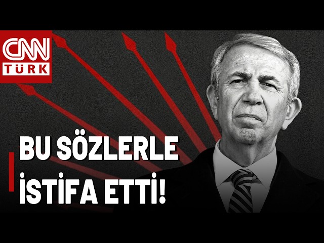 CHP issued an ultimatum, and Mansur Yavaş resigned from the CHP with these words!