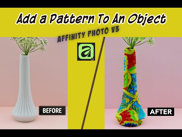 Placing a Pattern On An Object in Affinity Photo V3