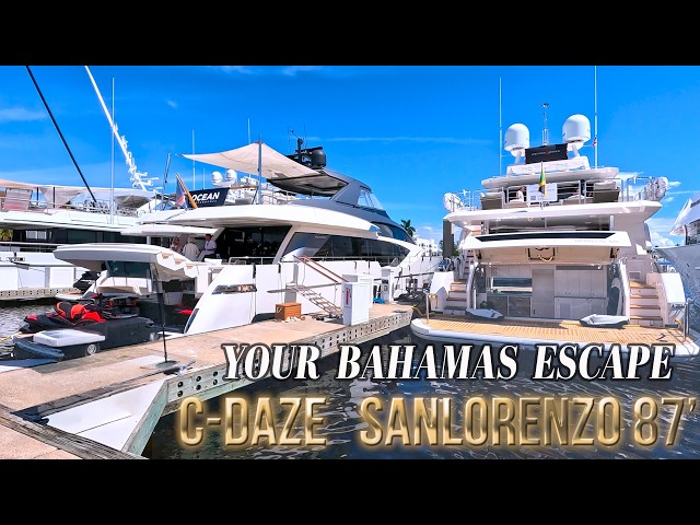 Your Next Escape? Step Aboard C-DAZE | 87’ Sanlorenzo Luxury Charter Yacht