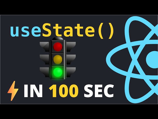 useState React Hook Explained In 100 Seconds