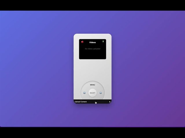 Web Wizardz - Ipod Emulator plays media (HTML, CSS, Javascript) (reupload)