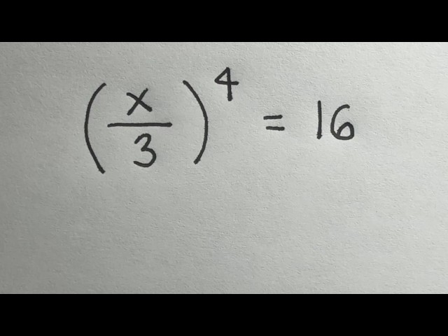 Solve for x in this nice Algebra equation | Math Olympiad Mathematics