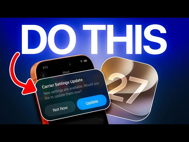 iOS 27 - Do This IMMEDIATELY After You Update!