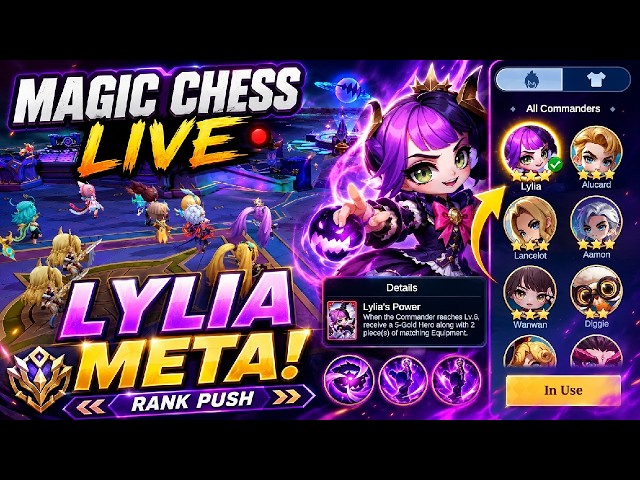 🔴 LIVE MAGIC CHESS 🔥 Road to #2! Epic Battles & Crazy Combos | Magic Chess Live