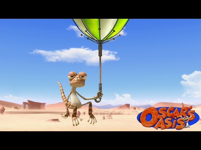 Oscar Tries to Catch a Rain Cloud | Oscar's Oasis Funny Kids Cartoons