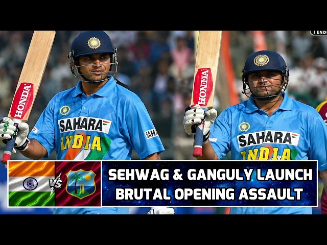 Sehwag & Ganguly Launch BRUTAL Opening Assault | India’s Explosive Start