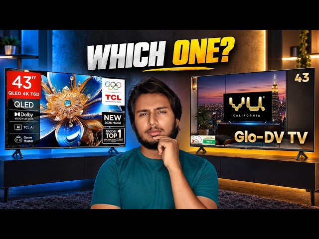 TCL 43 Inch vs Vu 43 Inch QLED TV | Which 4K TV Should You Buy in 2026?
