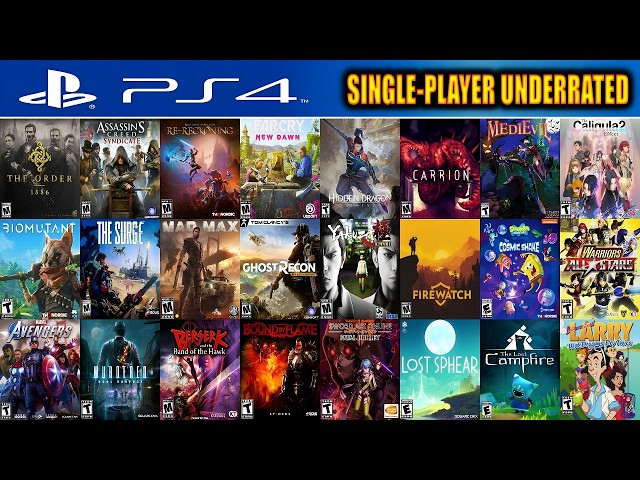 Top 50 Single-Player Underrated PS4 Games You Must Play Before You Die
