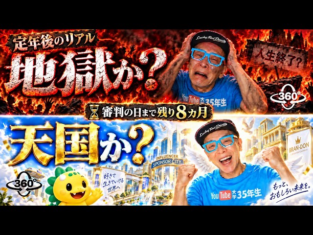 定年後のリアル。地獄か？天国か？【8K 360°VR動画】