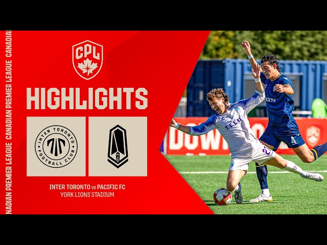 HIGHLIGHTS: Inter Toronto vs. Pacific FC | September 27, 2026