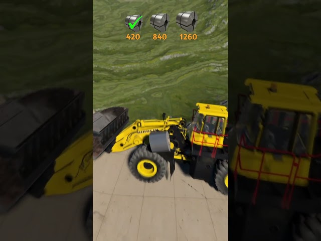 Steel Coil vs cars Beamng drive | 420 Ton | 840 Ton | 1260 Ton