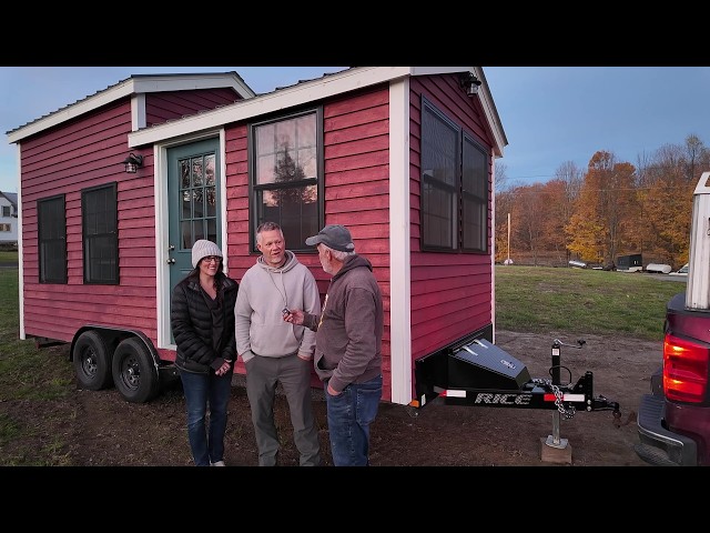 SOLD AND DELIVERED...TINY HOUSE...NEW ENGLANDER