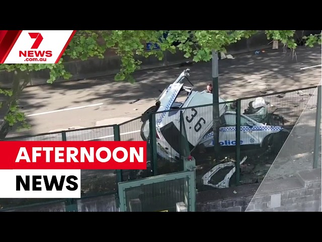 Police officer killed in Redfern crash, Norwest tragedy, protests inside and outside the UN | 7NEWS
