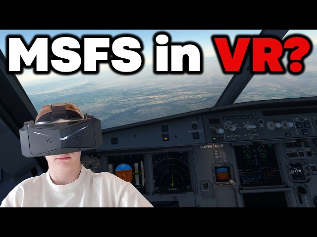 I tried Microsoft Flight Simulator in VR!