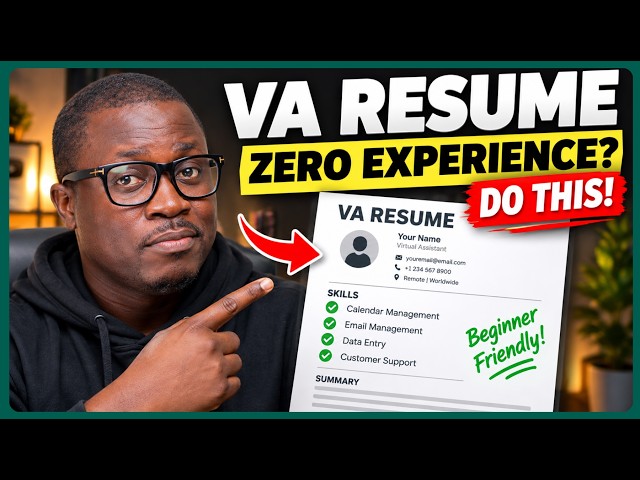 HOW TO BUILD A VA RESUME WITH ZERO EXPERIENCE IN 2026