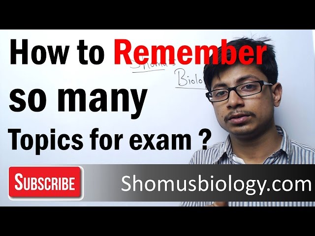 CSIR UGC NET life science preparation lecture - How to memorize so many topics for CSIR UGC NET exam