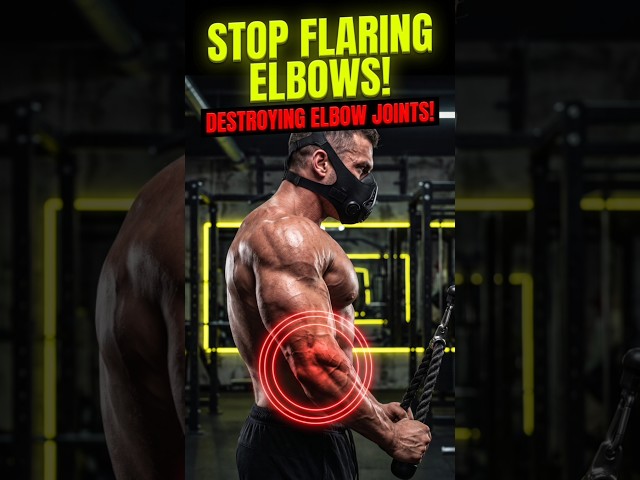 STOP EXTENDING TRICEPS LIKE THIS! (Elbow Destroyer 🛑) #triceps #armday#bigarms#gymtok#gymgains#viral