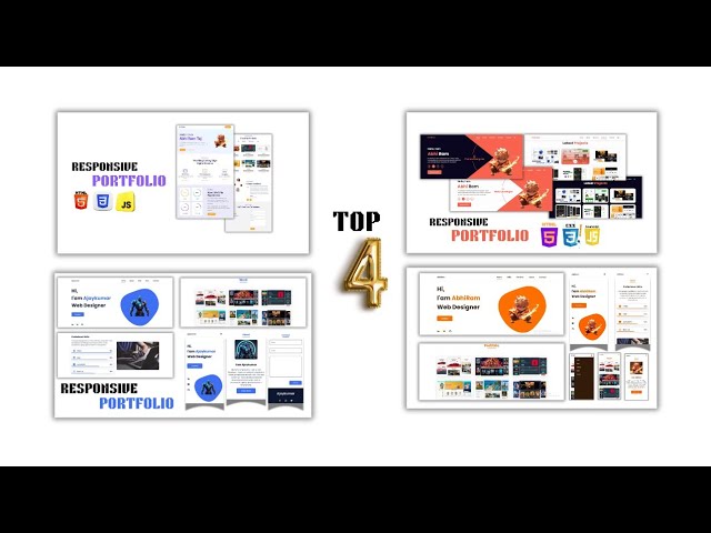 Master Frontend Web Development With 4 Real World Portfolios Using Html CSS and JavaScript