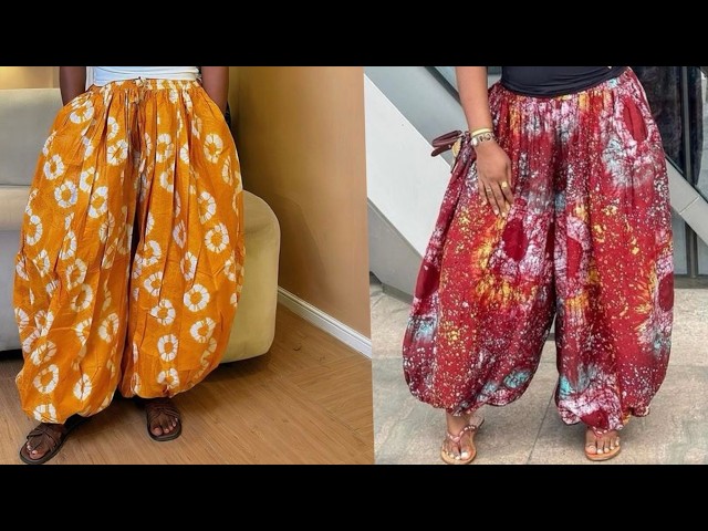 How to Sew Balloon Trousers from Scratch | Easy DIY Pants No Pattern