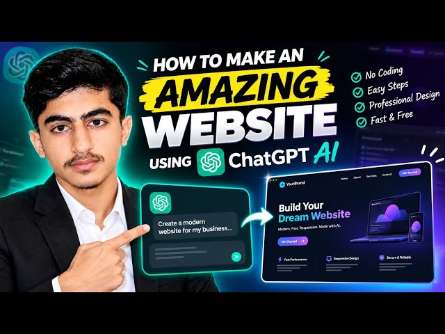 How to Make an AMAZING Website with ChatGPT AI 🤯 | No Coding Required! (Step-by-Step)