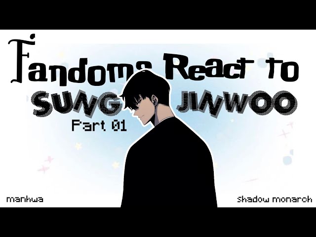 FANDOMS REACT TO EACH OTHER || 2X SPEED || SUNG JINWOO [01/01] || #gachalife #reaction 