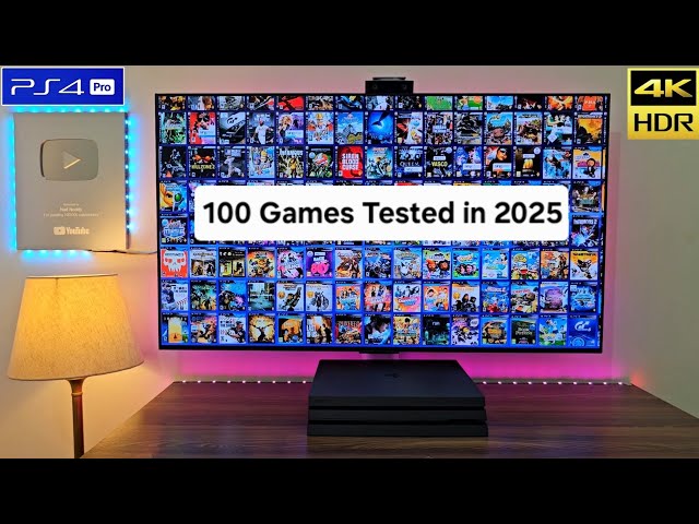 PS4 PRO 100 Games Tested