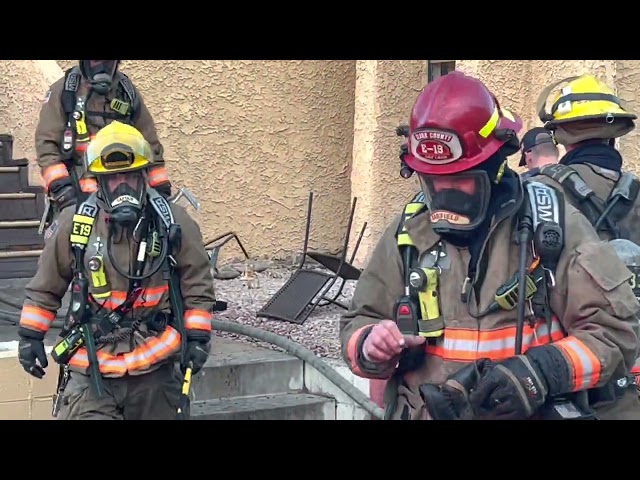 4 19 2022 Las Vegas Apartment fire at International Villas on Koval