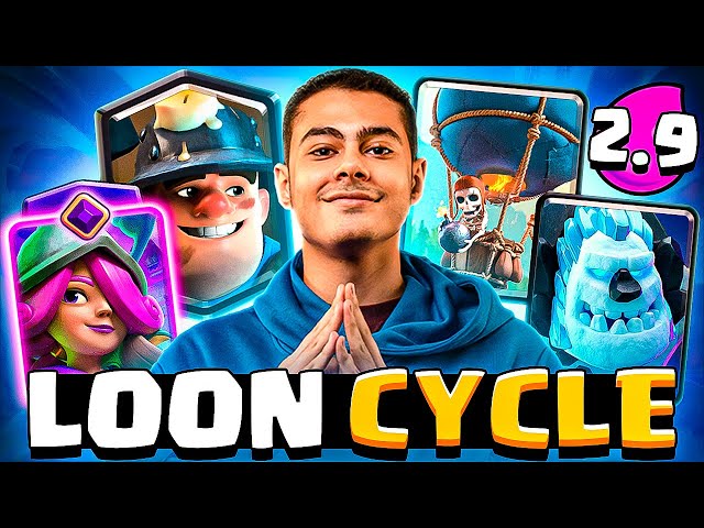 Top ladder push with FAN 2.9 loon cycle deck 🪭 