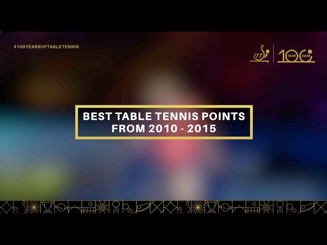 Best Table Tennis Points from 2010 to 2015