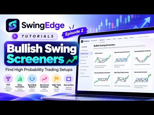 🔥 Episode 02- Swing Edge Bullish Screeners Explained | VCP, Darvas Box & Breakout Screeners