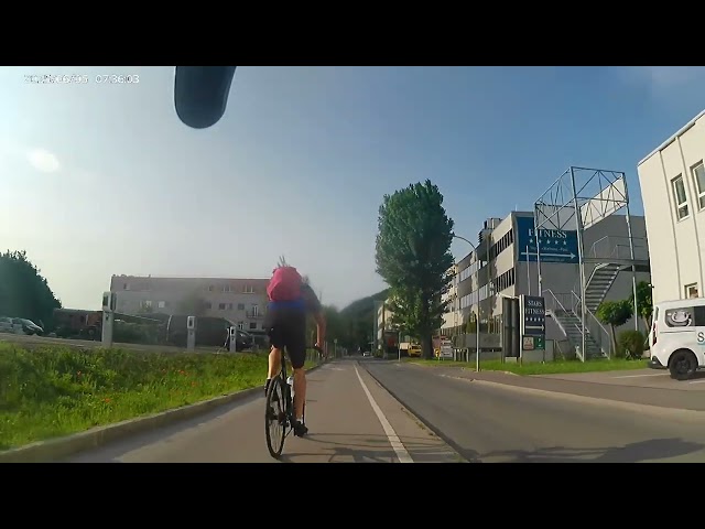 Boring bicycle commute - 20250605 #1
