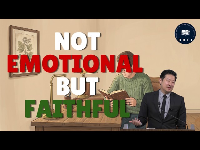 Most Christians Are Emotional... Few Are Faithful | Pastor Jae Joo
