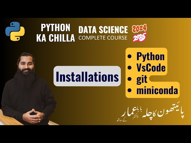 Installing different software to use Python for Data Science