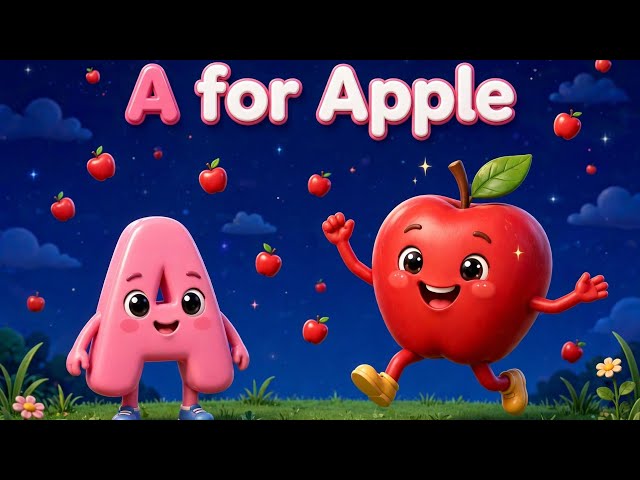 A For Apple || अ से आनर || ABCD || abc phonic song nursery rhymes 