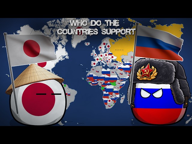 WHO DO THE COUNTRIES SUPPORT? Japan or Russia?  Alternative Mapping P85
