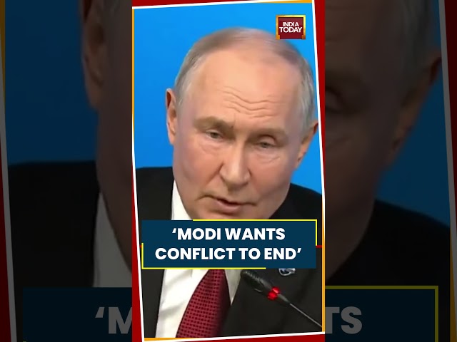 Putin Praises PM Modi’s Ukraine Peace Push, Thanks Him For ‘Ideas’ #putin #modi #russiaukrainewar