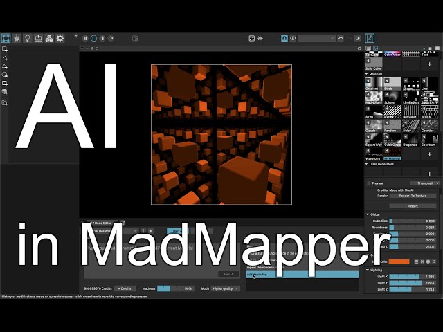 Artificial intelligence now in MadMapper !