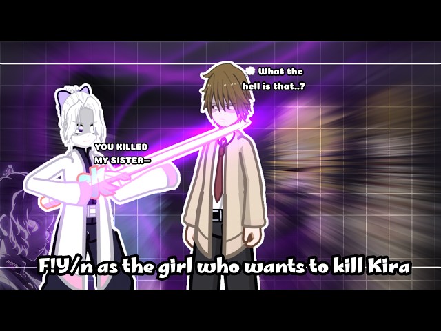 DEATH NOTE react to F!Y/n (Shinobu Kocho) as the girl who wants to kill Kira // Gacha React