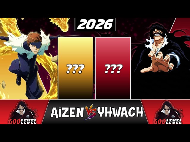Aizen VS Yhwach ALL FORMS Power Levels 2026 🔥 (BLEACH TYBW)