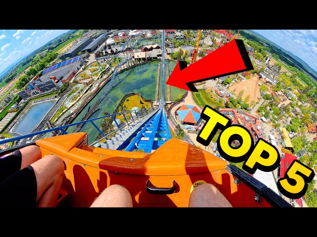 Top 5 fastest roller coasters in Poland | 2025 epic smooth POV rides