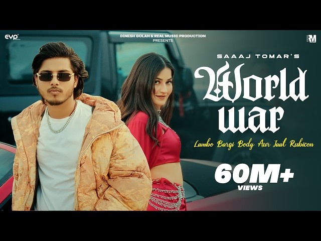 World War (Official Video) - Saaaj Tomar ft. Ira Chauhan | Haryanvi Song | Real Music