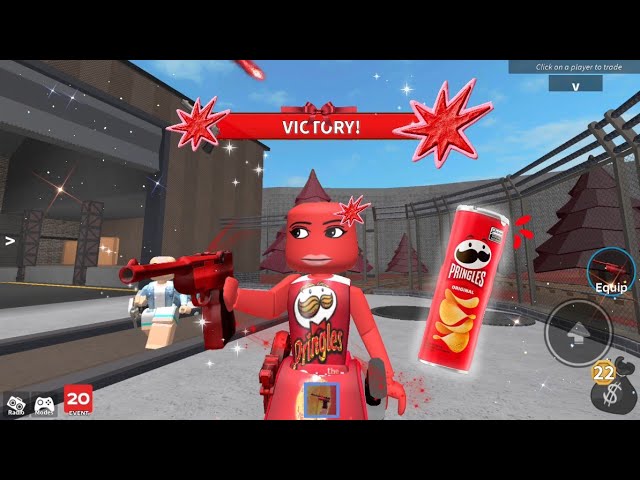 BEATING CAMPERS AS PRINGLES IN MM2 *FUNNY MOMENTS*😂❤️