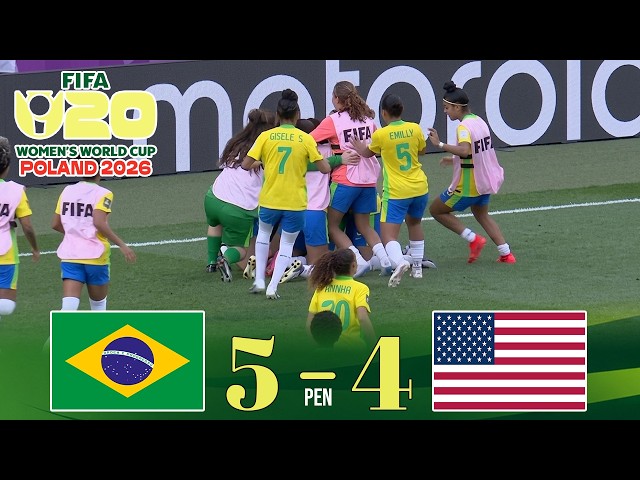 Brazil vs USA | HIGHLIGHTS | FIFA U-20 Women's World Cup 2026