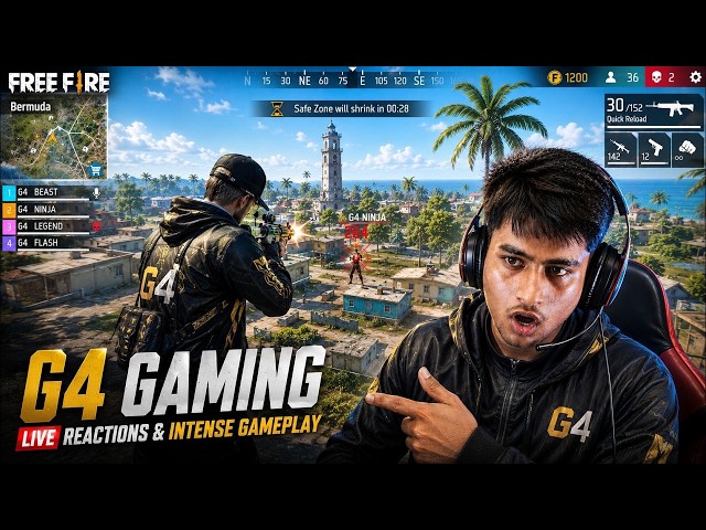 TC or 4v4 competitive live free fire #freefire  #g4gaming  #ff