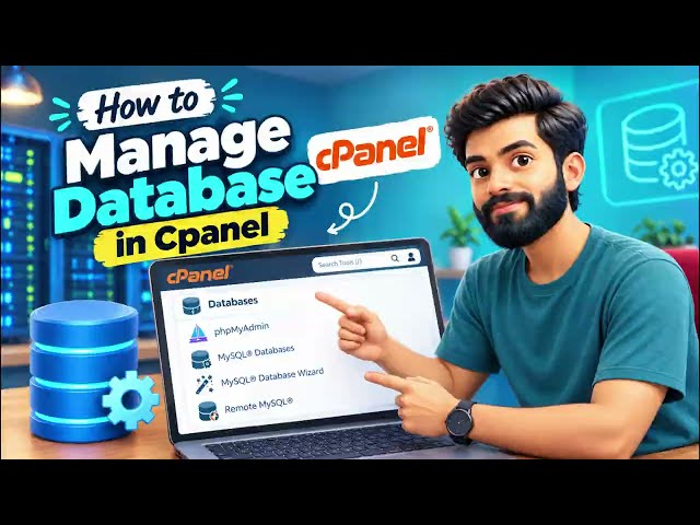 How to Manage Database in cPanel | Create, Delete & Manage MySQL Database