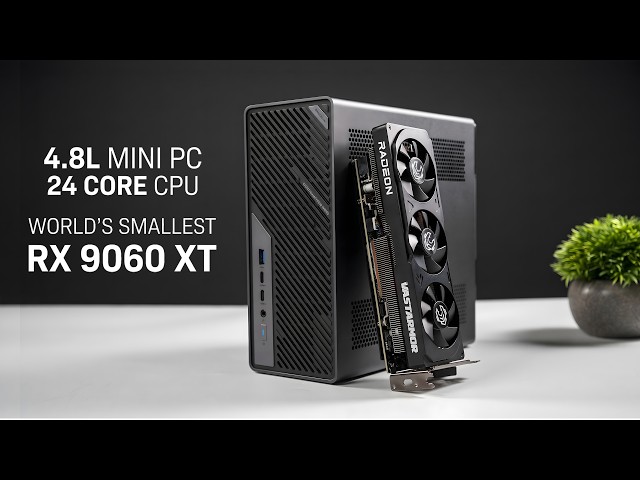 This 4.8L Mini PC Has a Low Profile RX 9060 XT!