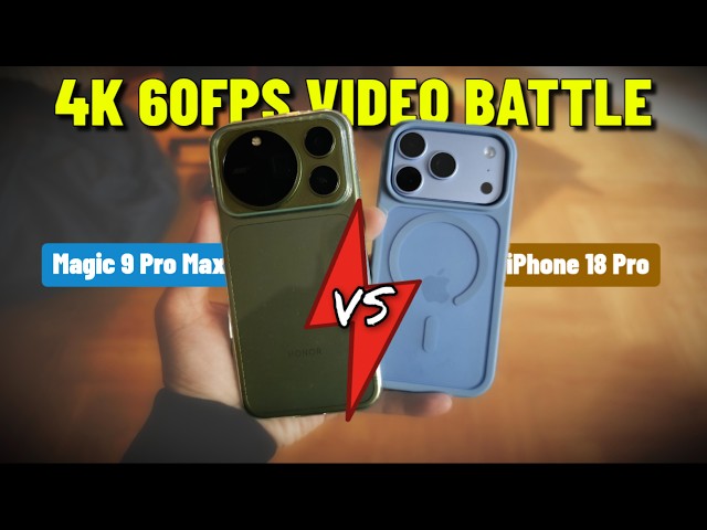 Honor Attacks iPhone's Video Crown! - 4K 60fps Video Comparison 📱⚔️🎥